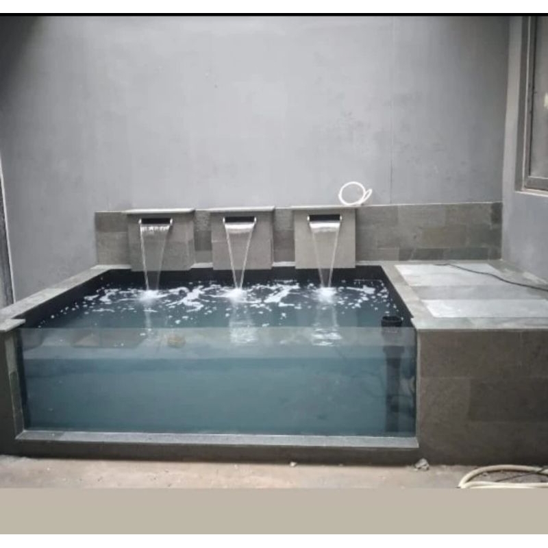 kolam.koi.model.minimalis+kaca