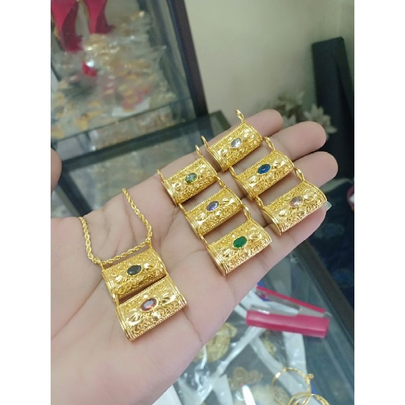 set 3 bulanan xuping lapis emas