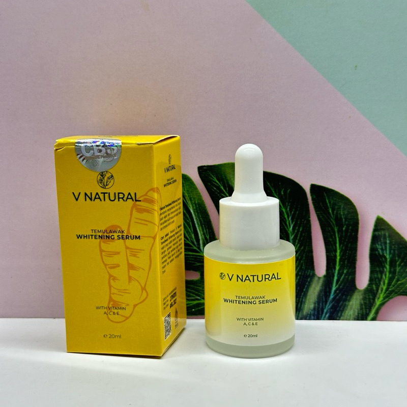 V Natural Temulawak Serum Original 20ml / SERUM V NATURAL