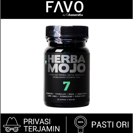 Herbamojo Suplemen Stamina Pria - 30 Kapsul - Suplemen Vitalitas Pria