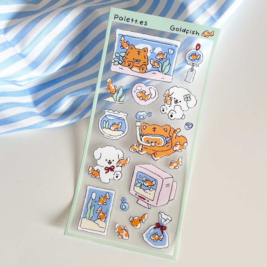 

Palett.es - Goldfish Transparent Sticker Sheet