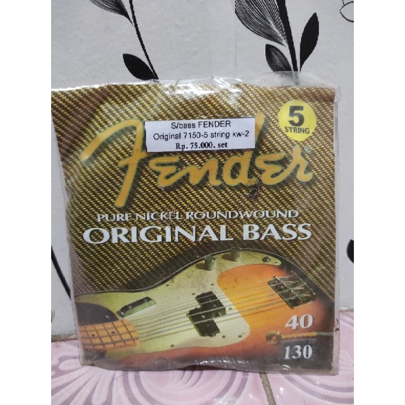 Senar Gitar Bass Elektrik 5 String Fender No 40-130