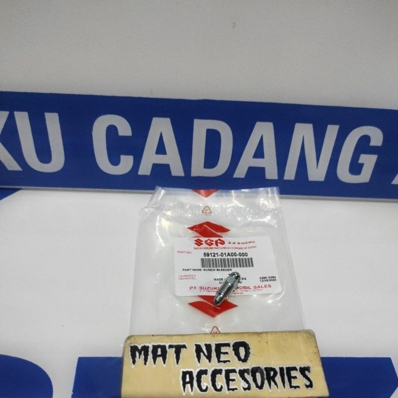 baut nipel nepel kaliper rem depan belakang satria 2 tak satria Fu Shogun 125 smash Titan Nex ll Axe