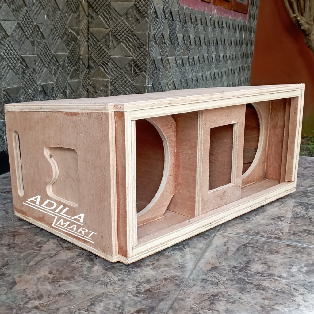 Box Speaker Line Array 10 inch Dobel Tweter Bahan 15mm