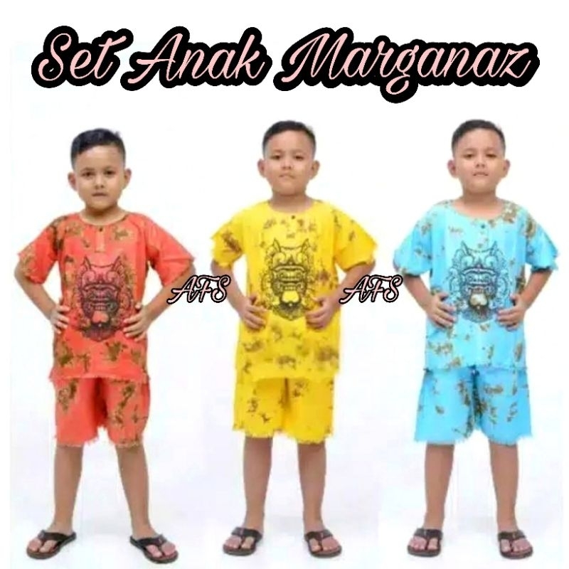 Baju Barong Setelan Anak Rayon Premium Baju Anak Setelan Barong Anak