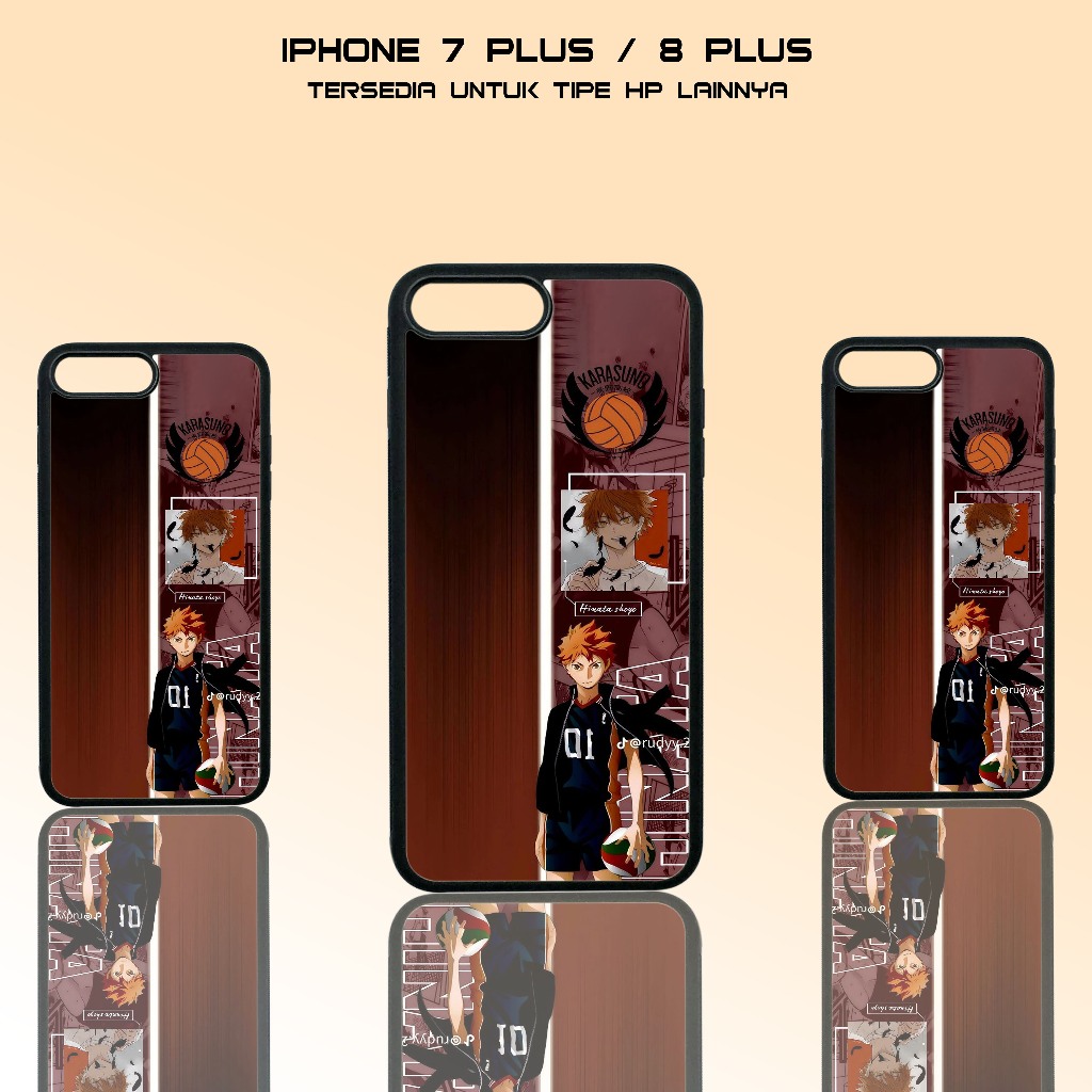 Case Iphone 7 Plus / 8 Plus - Casing Iphone 7 Plus / 8 Plus - ( HAIKYUU ) - Case Glossy - Case Hp - 