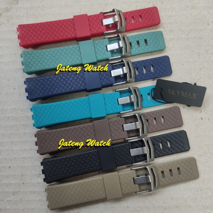 Tali atau Strap Rubber Untuk Jam Tangan Skymax Wanita Tipe 1810L Ukuran Kecil /  Cewek Tali Original
