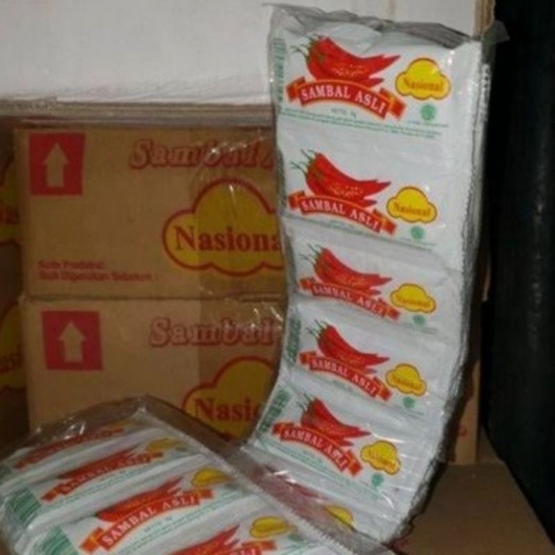 

ADY78 1 Dus Sambal Nasional Sachet 20 Pack X 480 Pcs