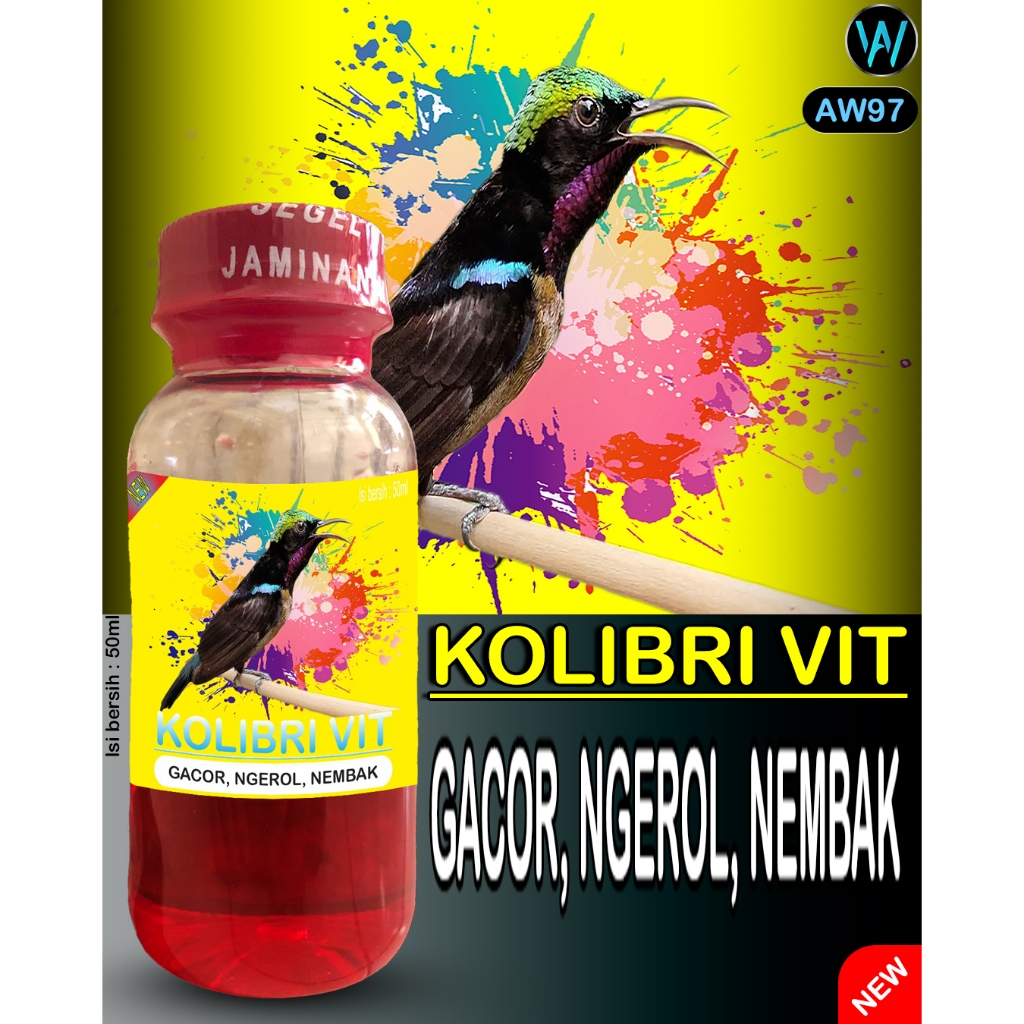 VITAMIN KOLIBRI DOSIS TINGGI DOPING KOLIBRI GACOR