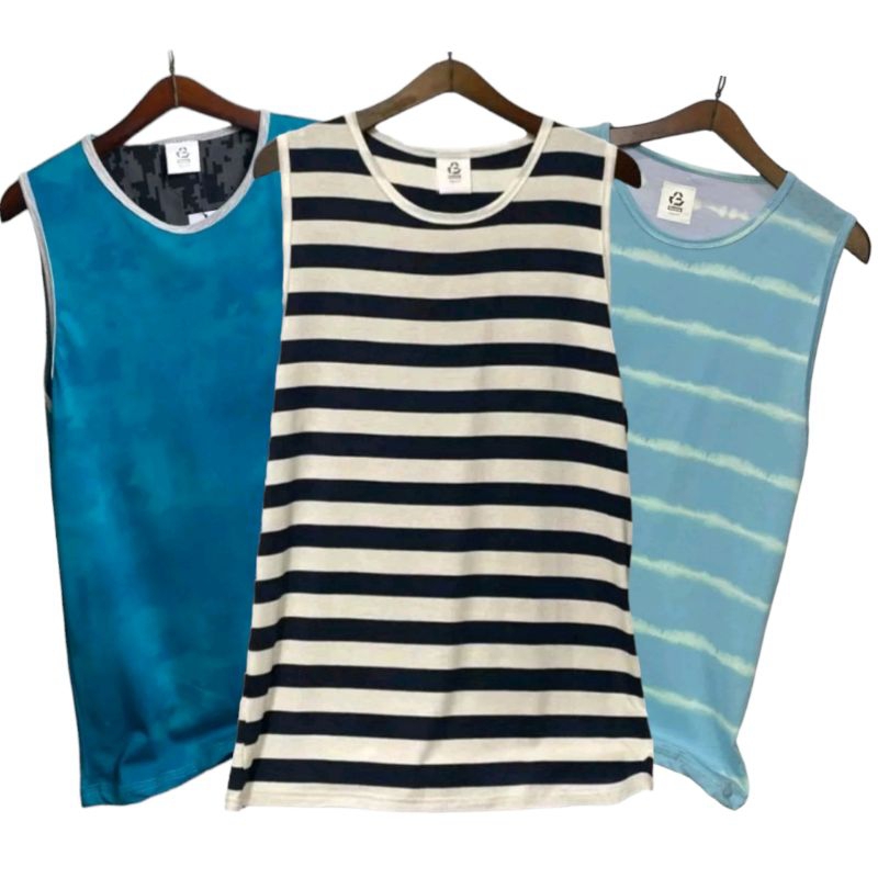 Kaos Singlet Lekbong Ukuran Jumbo XXL / Kaos Pantai / Kaos Gym/ Kaos Basket/ Singlet Pria Katun Span