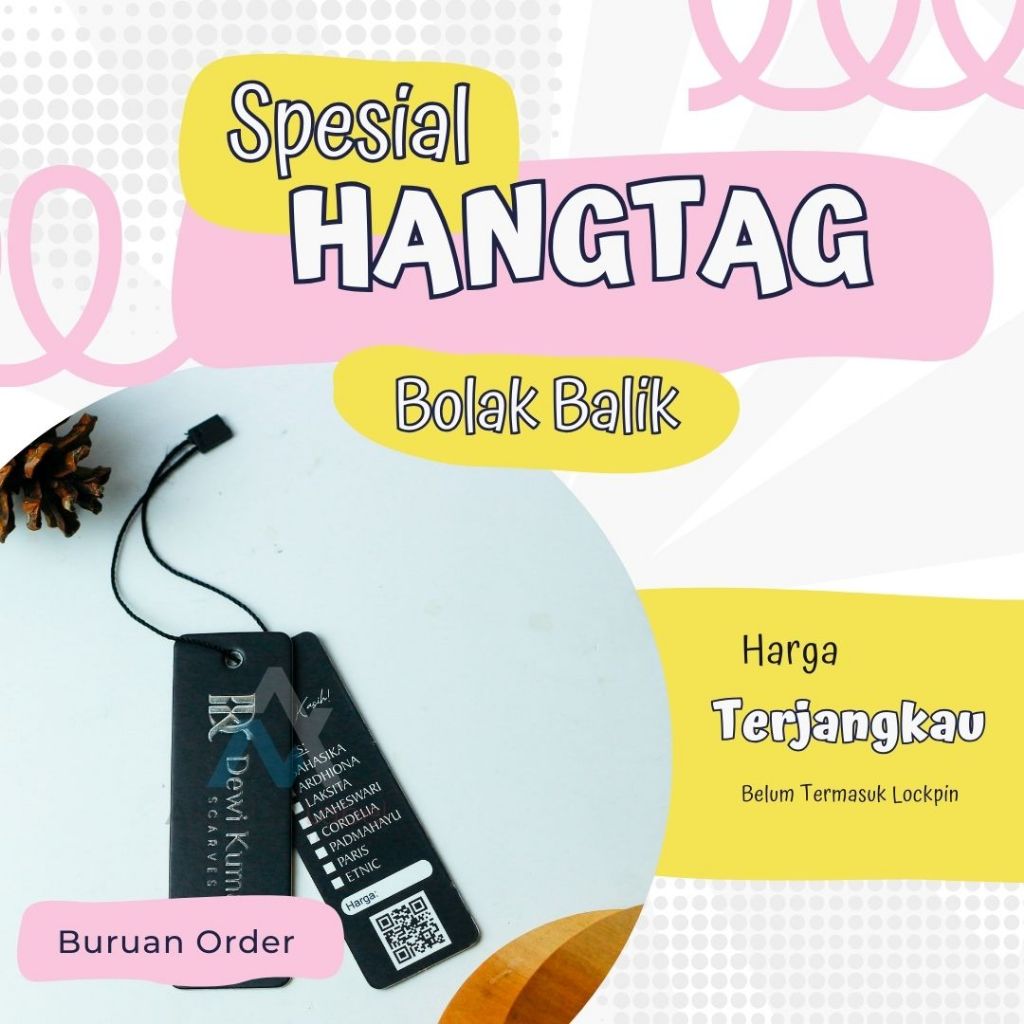 

Hangtag 700gsm | (free desain, cetak 2sisi full colour) tag label hangtag label kertas hangtag premium brand identity hangtag tebal