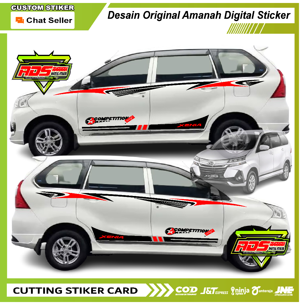 Sticker Daihatsu xenia stiker xenia sticker xenia sticker cutting mobil xenia sticker mobil xenia