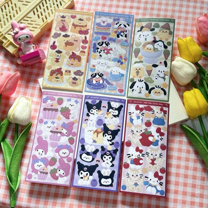 

Sanrio Cafe Sticker Sheet | Cute Sticker | Aesthetic Sticker - by Stictactoe