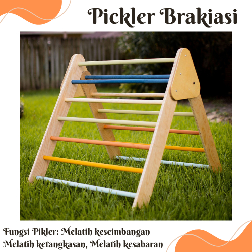 Pikler kayu brakiasi panjatan anak anak / pikler kayu brakiasi / pikler mainan anak anak / pikler ka