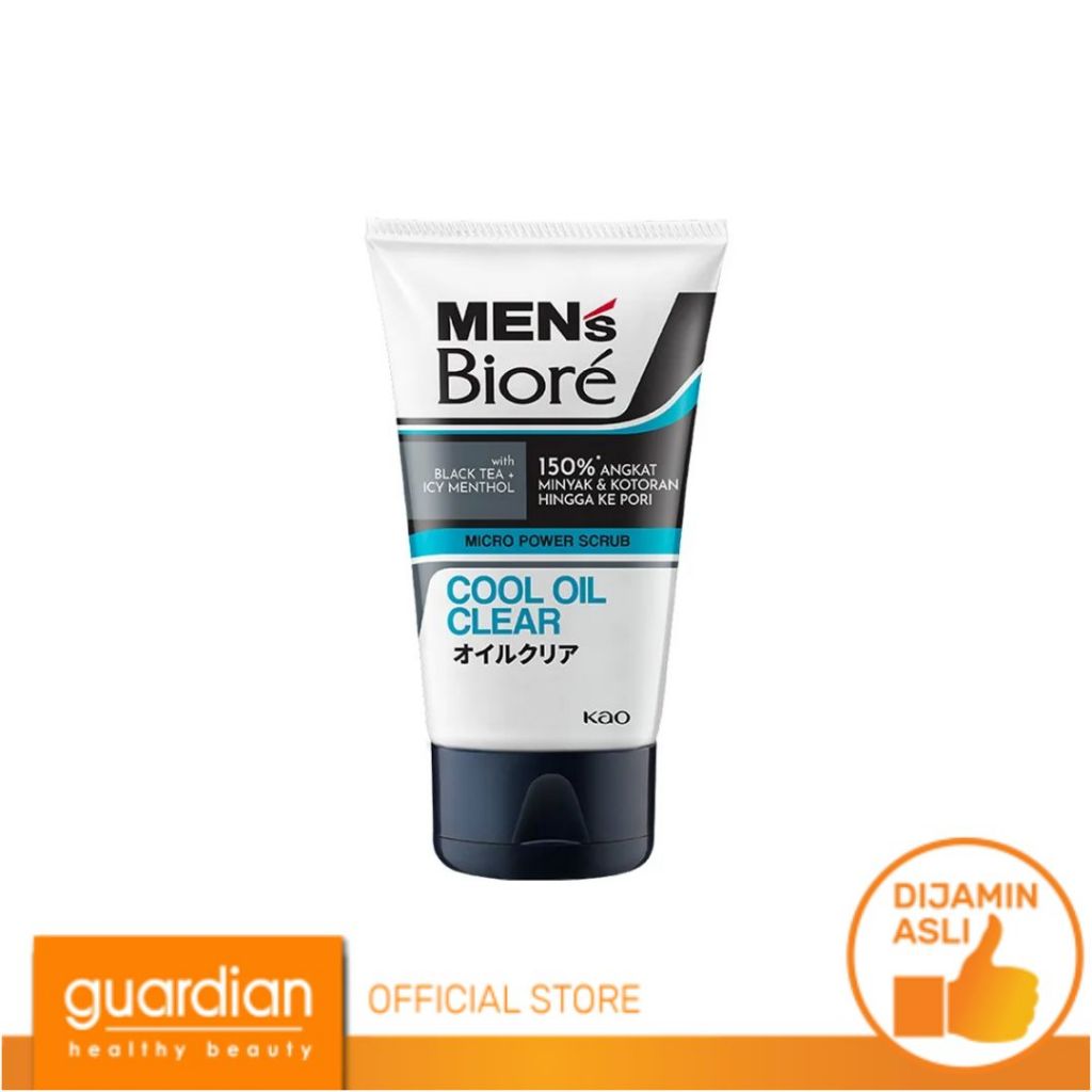 BIORE Mens Facial Foam Cool Oil Clear 100g