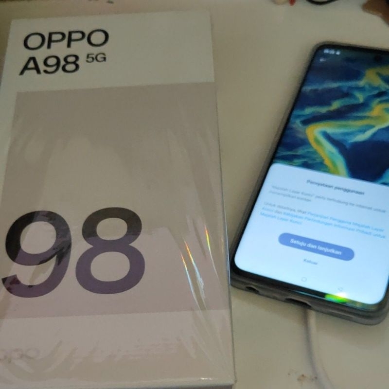 OPPO A98 5G Second Black / Hitam