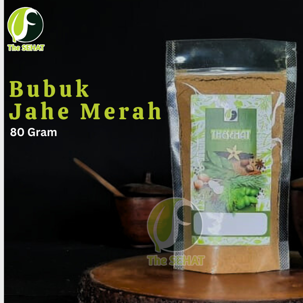 

TheSehat Bubuk Jahe Merah Murni Tanpa Gula Penghangat Badan Rempah Herbal Asli 80gr