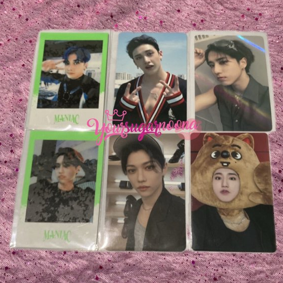STRAY KIDS - MAXIDENT ODDINARY MANIAC PHOTOCARD POB BANG CHAN HAN FELIX