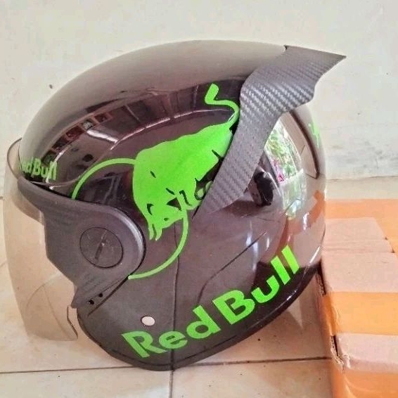 spoiler helm TRX Honda PCX, motif carbone