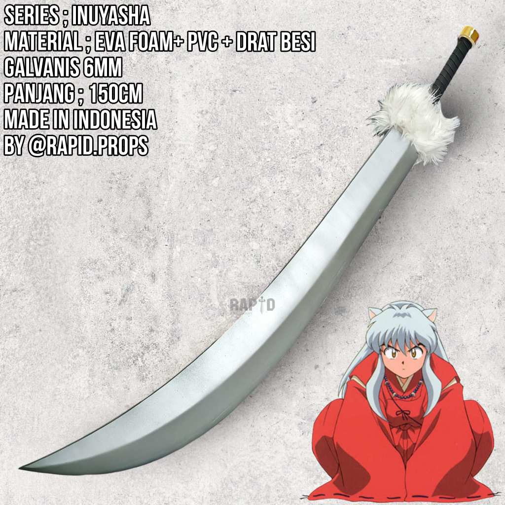 Tessaiga From InuYasha For Cosplay Prop