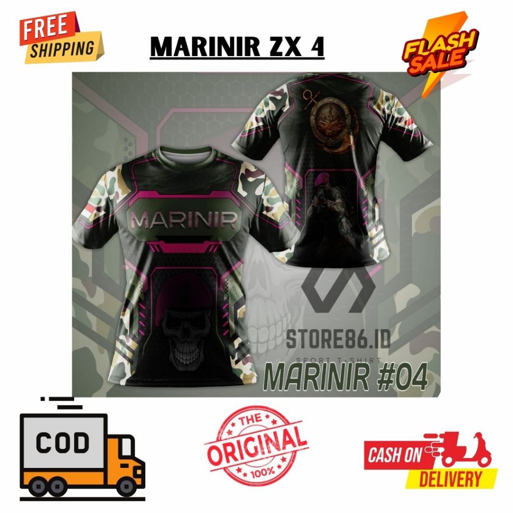 JERSEY MARINIR ZX 4 FULLPRINT SUBLIME / KAOS MARINIR DRIFIT / JERSEY MARINIR / FULL PRINTING