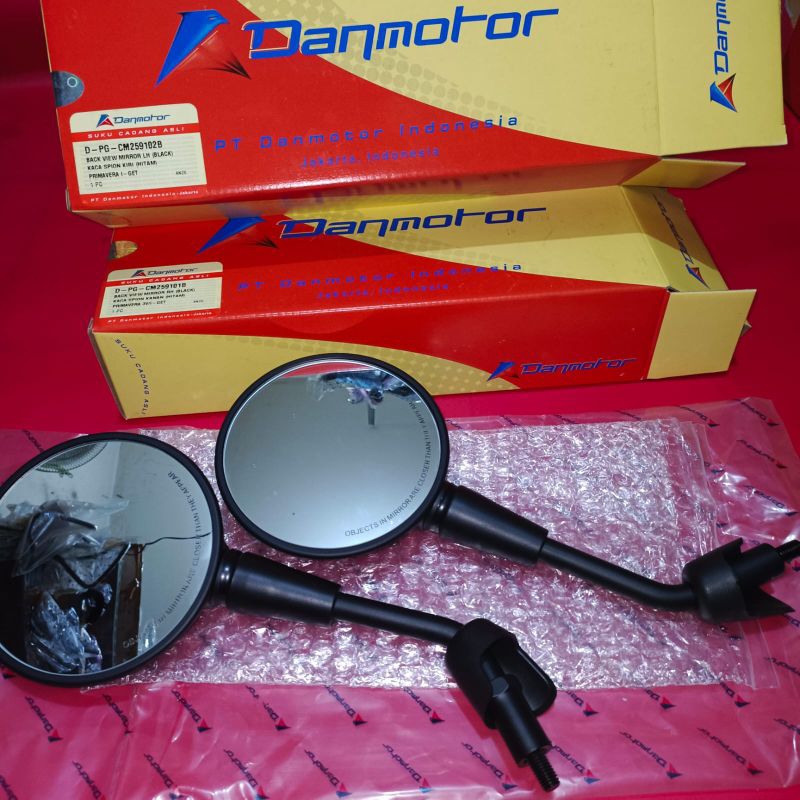 Spion Kanan Kiri Warna Hitam Vespa Matic Lx Sprint Primavera