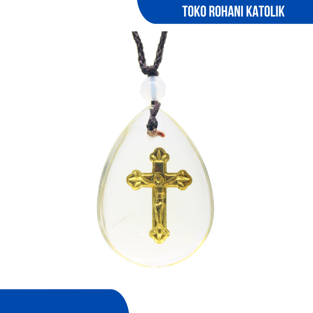Murah KALUNG LIONTIN SALIB / KALUNG TALI / / KALUNG SALIB KRISTEN / KALUNG ROHANI / KALUNG PRIA /