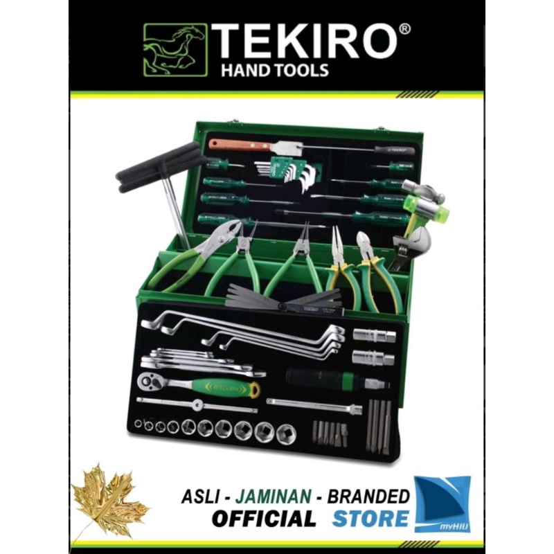 Tekiro Mekanik Tool Set 59pcs/ Tool kit/ Alat alat Perkakas