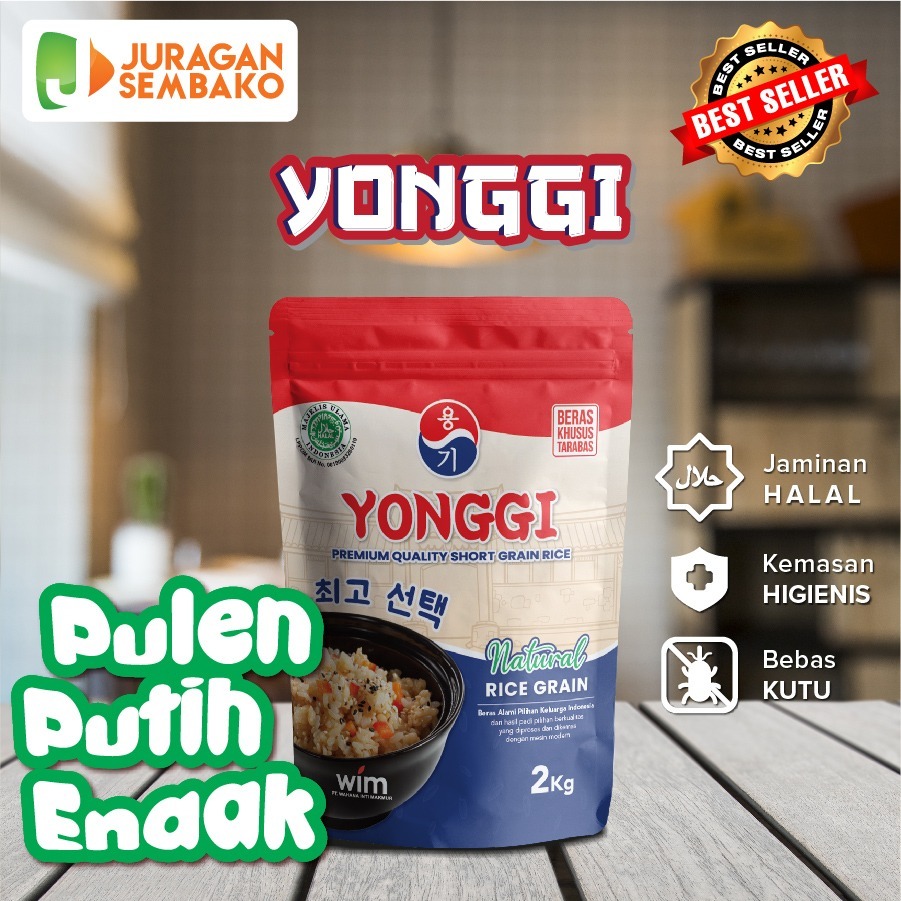 

Beras Korea Yonggi - 2kg