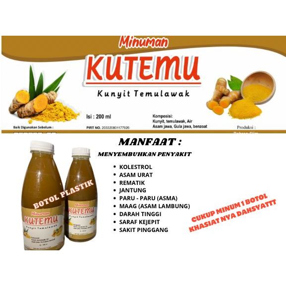 

Minuman Kunyit Temulawak 350 ml