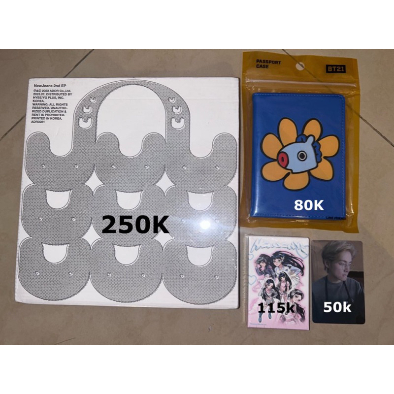 album newjeans get up passport case mang pvc layover