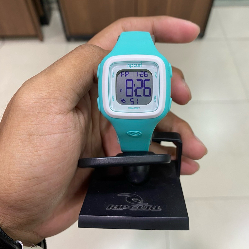 Jam Tangan Ripcurl Wanita Candy2 Digital Silicone Mint Original