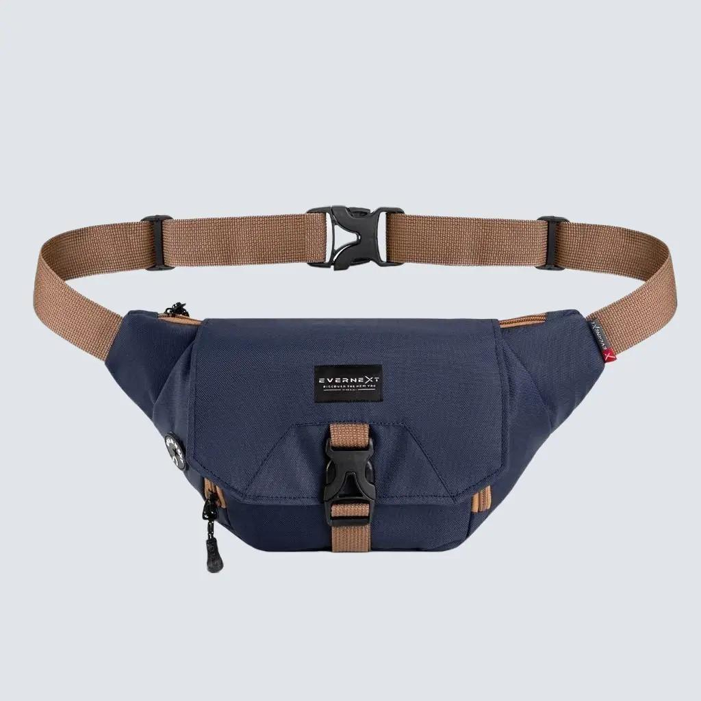 Tas Waist Bag Pria Distro Keren Kekinian Tas Selempang Cowok Tas Bahu Kekinian