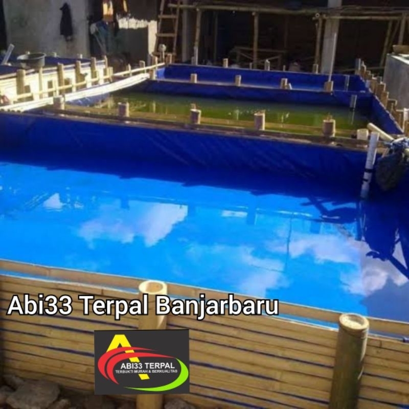 Kolam Terpal ukuran 1x2x1, terpal Serbaguna, kolam Terpal bahan semi karet, kolam terpal merek orchi