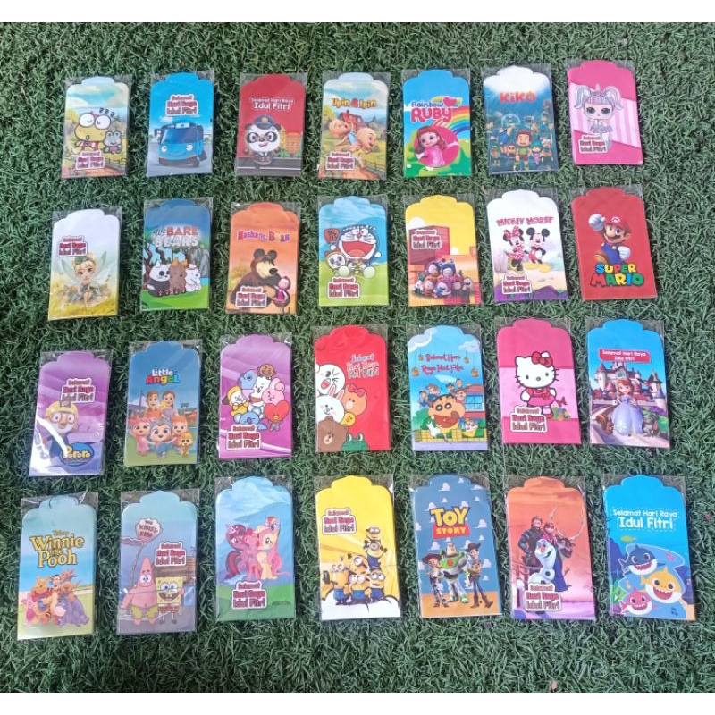 

amplop lebaran siap pakai isi 10 lembar