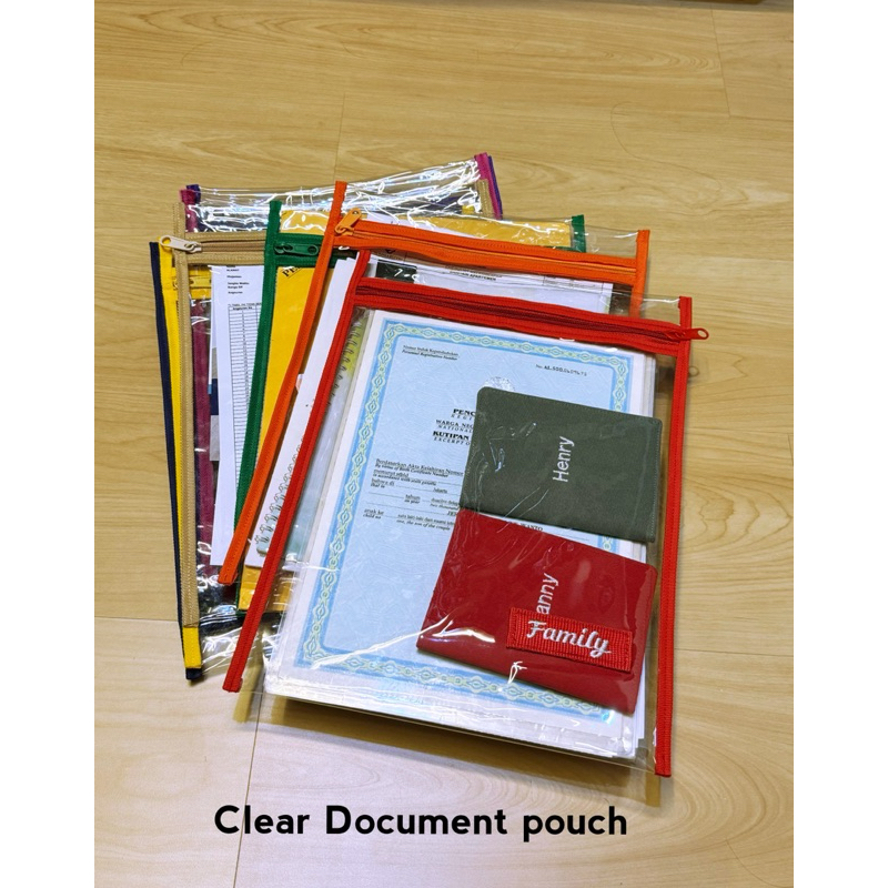 

Fawn’G Handmade - Clear Document Pouch