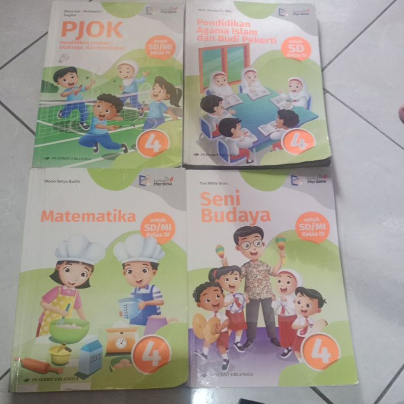 BUKU KELAS 4 SD KURIKULUM MERDEKA.ERLANGGA