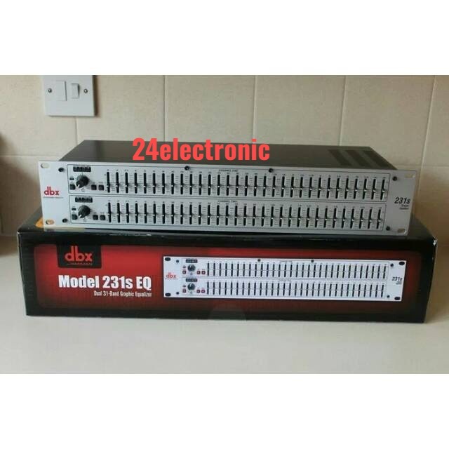 Equalizer DBX 231S / DBX 231 SILVER ( 2x31 band )