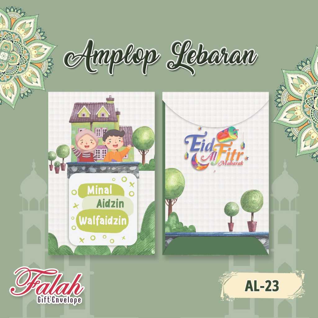 

Amplop lebaran unik lucu aesthetic berukuran panjang cocok untuk Hari Raya Idul Fitri 2024