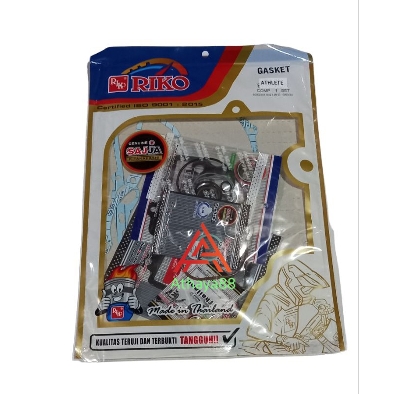 Paking full set gasket set kawasaki athlete,blitz 125 riko