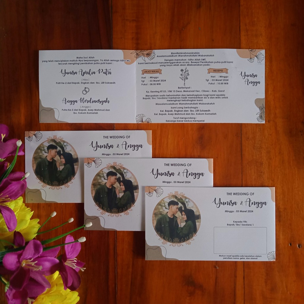 

UNDANGAN PERNIKAHAN MURAH SUPER EKONOMIS , CANTIK DAN ELEGAN BISA UNTUK UNDANGAN KHITANAN