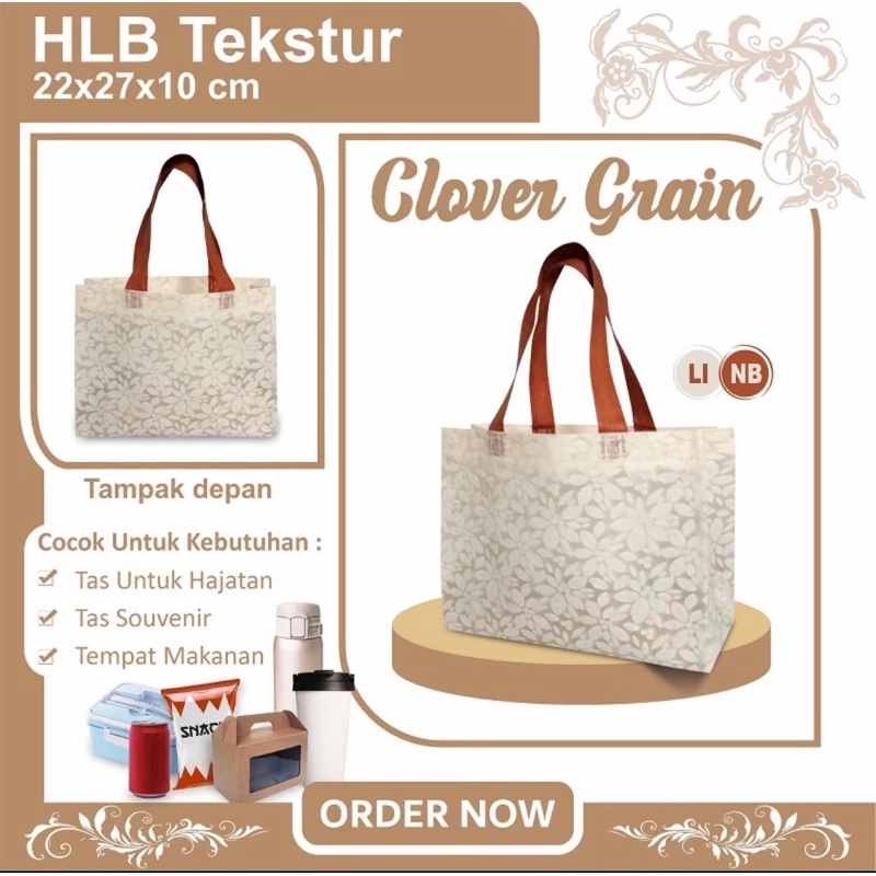 

Tas Sovenir Tahlil Yasin | Tas Bingkisan Hajatan | Goodie Bag Pengajian Spunbond Texture 22x27x10