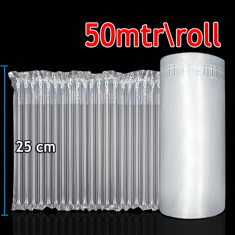 

IK6 50M 25cm/35cm/40cm Air Bubble Wrap Anti Pecah Inflatable Bag Plastik Air Bag Roll Cushion