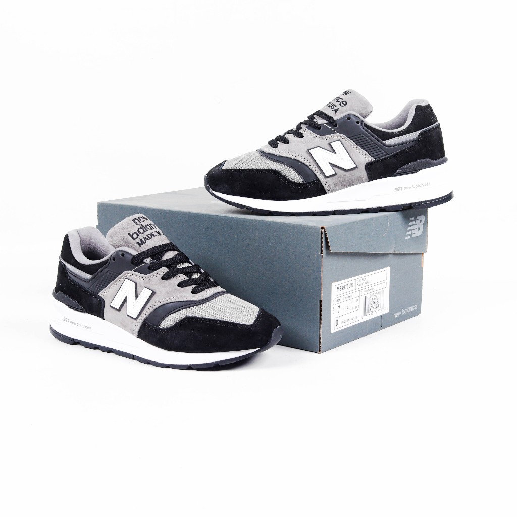 (VLTAVN) Sepatu New Balance M997Cur Black Grey - NB 997