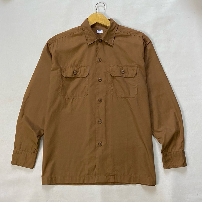 uniqlo workshirt military