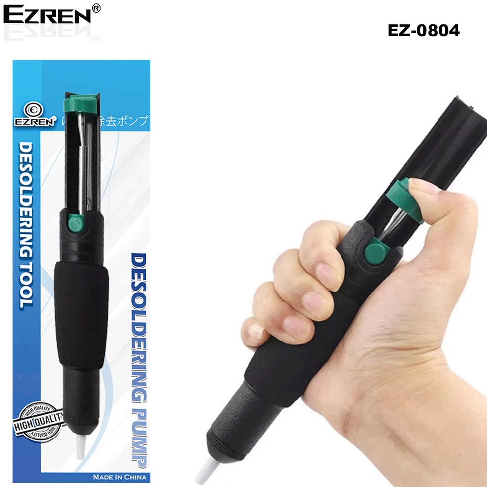 Ezren EZ84 Penyedot Timah Pump Soft Handle AntiSlip Double Ring