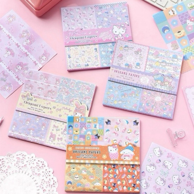 

Sanrio Origami Papers Kertas Origami Lipat