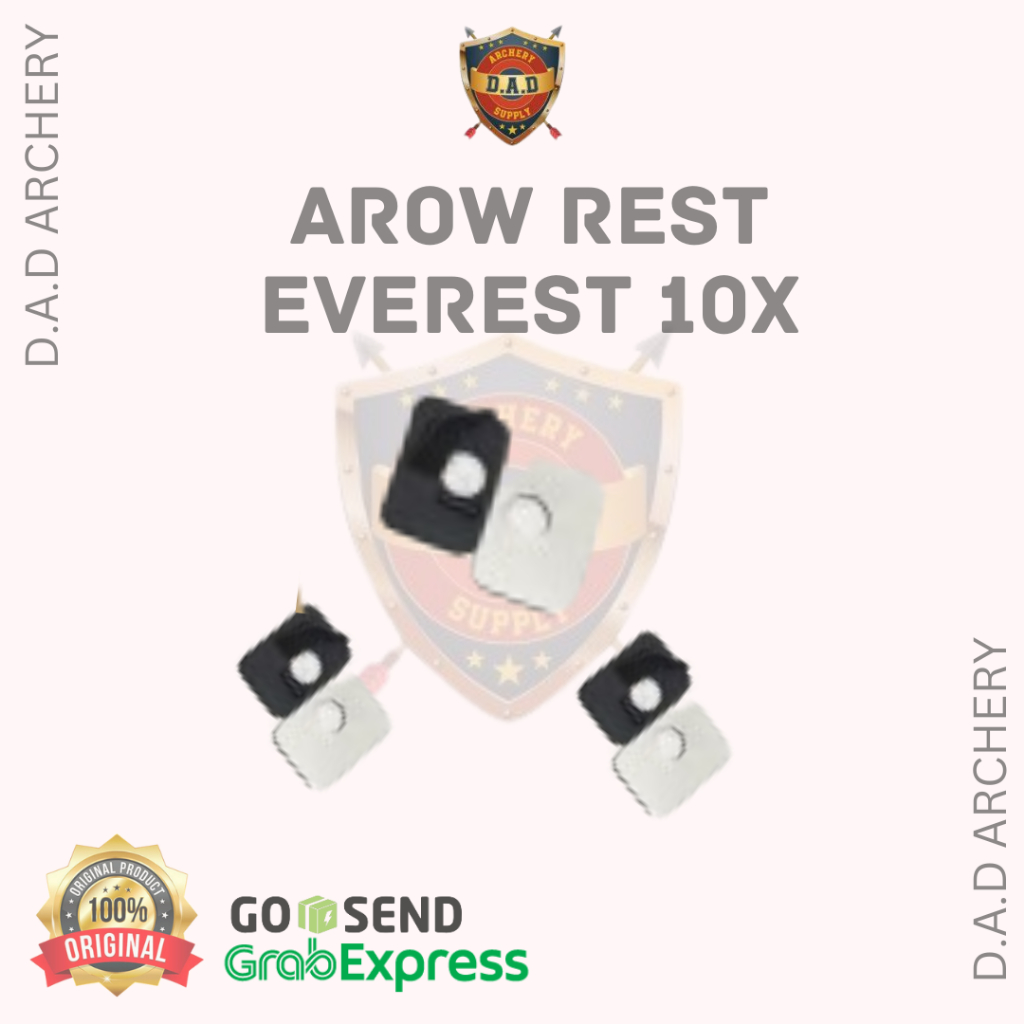 AKUSTA EVEREST ARROW REST PLASTIC RH BLACK / ARROW REST BUSUR PANAH