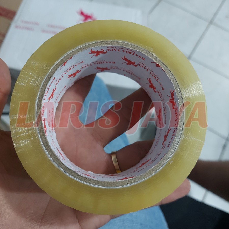 

LAKBAN BENING SATUAN KSATRIA TAPE 100 YARD 45MM LAKBAN BAGUS DAN KUAT