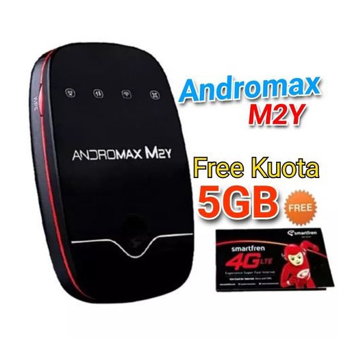 KODE E62G Mifi Modem Wifi Smartfren Andromax M2Y Free kuota 3GB  Modem wifi 4G
